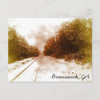 Train Track Postcard