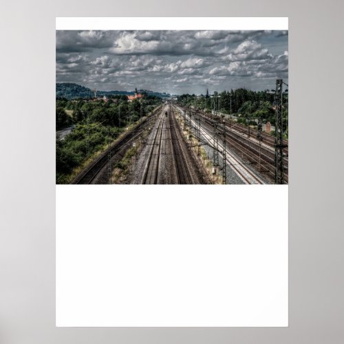 Train Track Poster