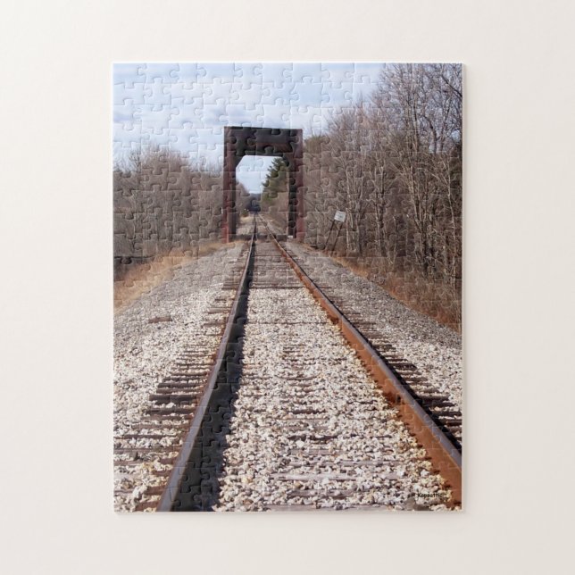 Train Tracks Jigsaw Puzzle (Vertical)