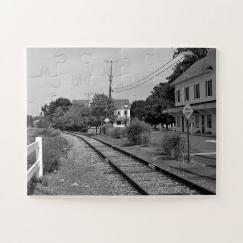 Train Tracks Photo Jigsaw Puzzle