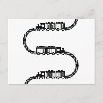 Train Tracks Postcard by Imagology at Zazzle