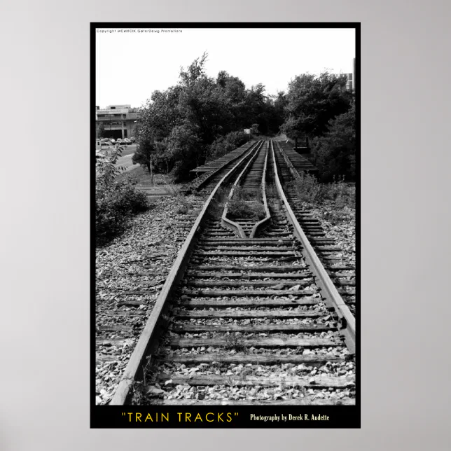 Train Tracks Poster | Zazzle