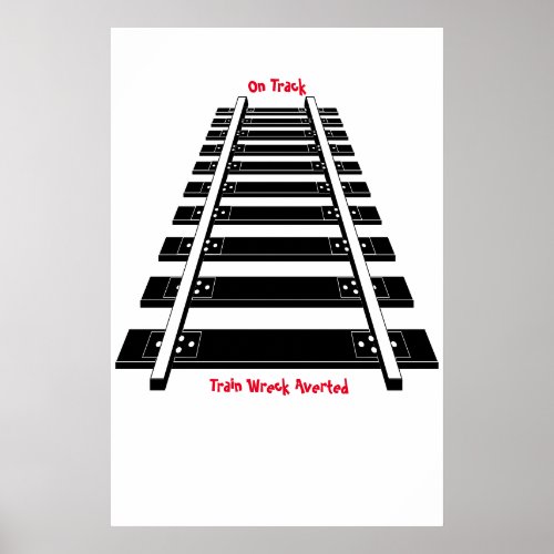 Train Tracks Poster