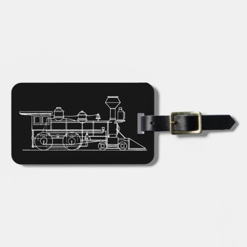 Train Traveler Luggage Tag