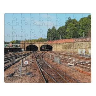 Train tunnel jigsaw puzzle