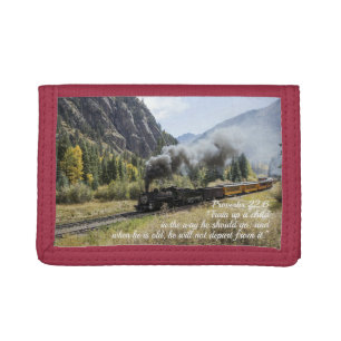 TRAIN UP A CHILD TRI-FOLD WALLET