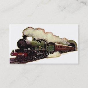 Train Vintage Business Card