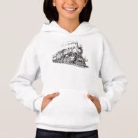 Train Vintage Graphic Design Sketch Retro Steam