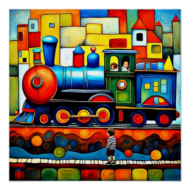 Train Watching 2 Poster (Front)