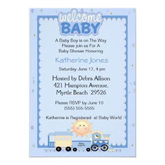 Welcome Baby Invitations 10