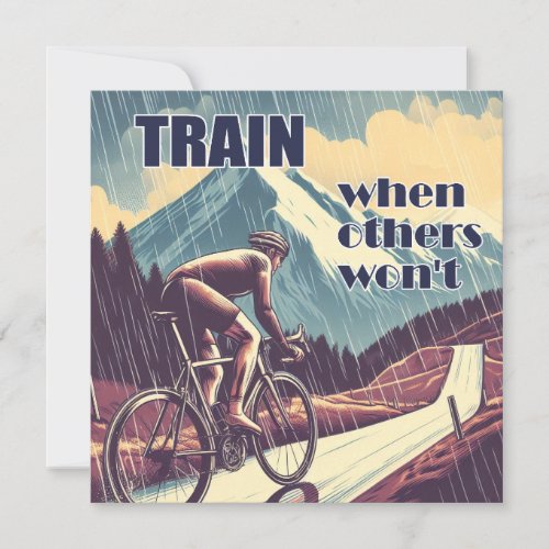 Train When Others Wont Cycling
