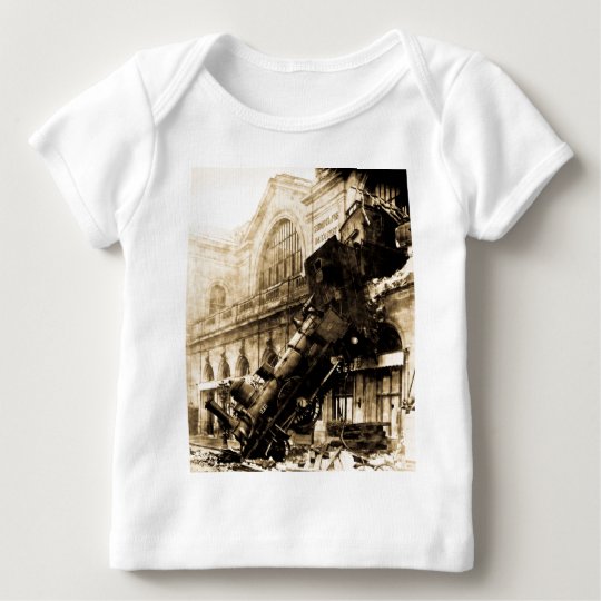 Train Wreck at Montparnasse , 22 October 1895 Baby T-Shirt