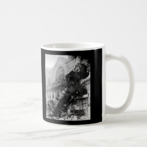 Train Wreck at Montparnasse, railroad disaster Coffee Mug