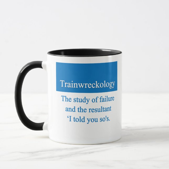 Train Wreck Mug (Left)