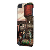 Train Yard Flower Garden by Stevan Dohanos iPod Touch (5th Generation) Case (Back Left)