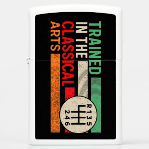 Trained in the Classical Arts Manual Transmission Zippo Lighter