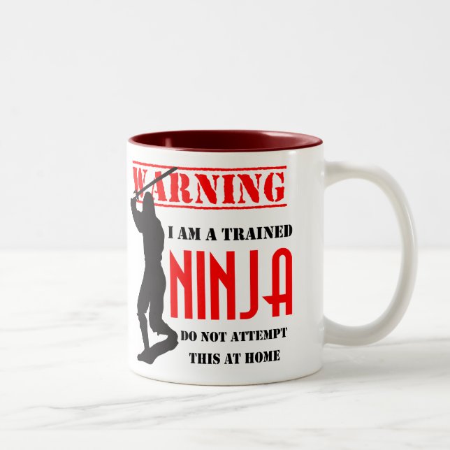 Trained Ninja Two-Tone Coffee Mug (Right)