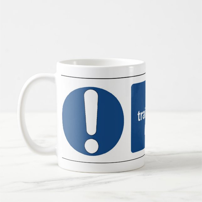trained personnel coffee mug (Left)