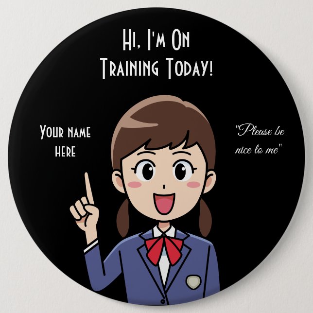 Trainee Employee Button (Front)