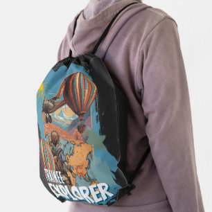 Trainee Explorer Adventure Girl's Drawstring Bag