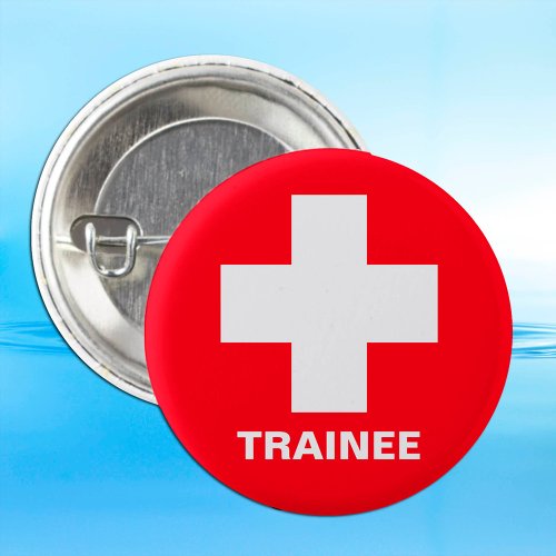 Trainee Nurse  First Aid doctor Medic Button