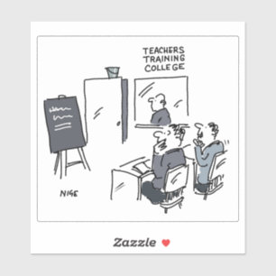 Trainee Teachers Prank. Teacher Training Sticker