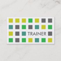 TRAINER (mod squares) Business Card