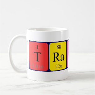 Trainer periodic table name mug