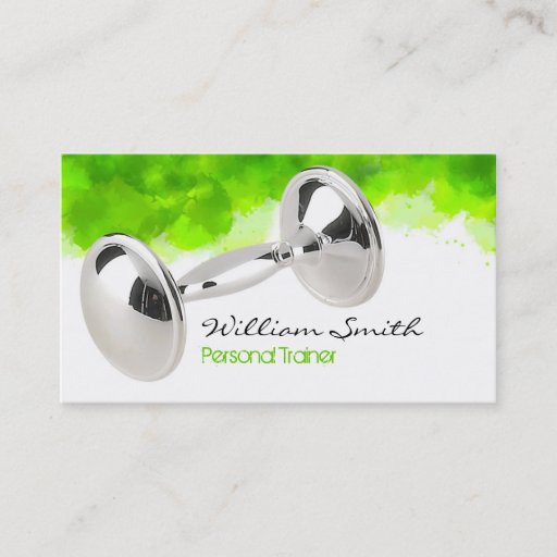 Customizable Trainer personnel business card