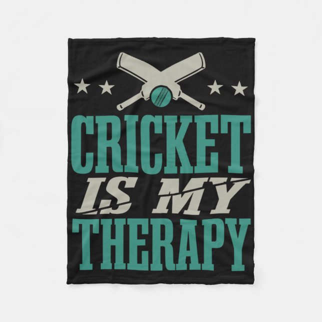 Training Cricket Player Cricket  Fleece Blanket (Front)