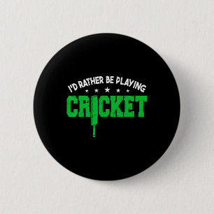 Training Cricket Player Cricket Men  Button