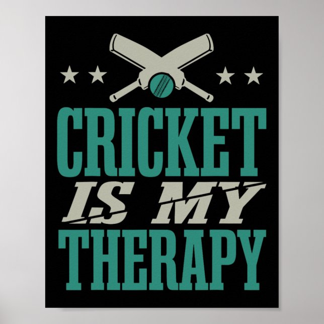 Training Cricket Player Cricket  Poster (Front)