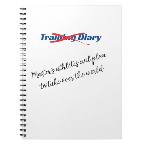 Training Diary Spiral Notebook