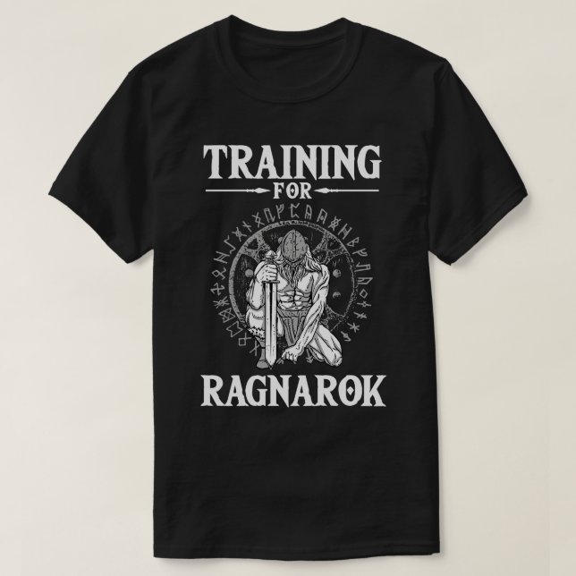 Training for Ragnarok 1 T-Shirt (Design Front)