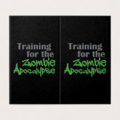 Training For The Zombie Apocalypse Funny Workout (Outside Unfolded)