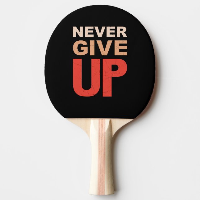 Training Motivation Ping Pong Paddle (Front)