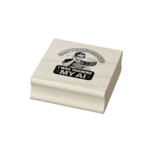 Training My AI Funny Artificial Intelligence Quote Rubber Stamp