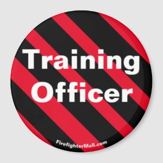 Training Officer Black/Red magnet