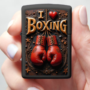 Training Sparring Gloves Hanging Zippo Lighter