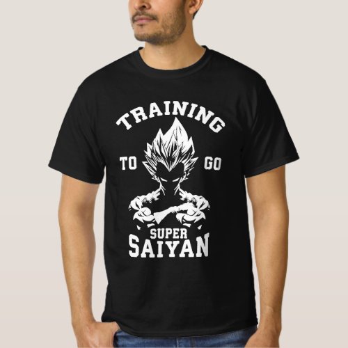 Training to Go Super Saiyan T_Shirt