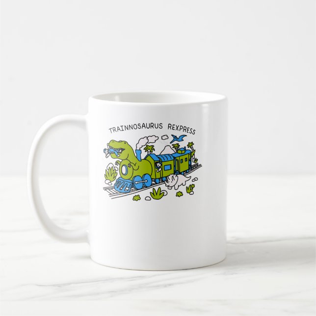 TRAINNOSAURUS REXPRESS COFFEE MUG (Left)