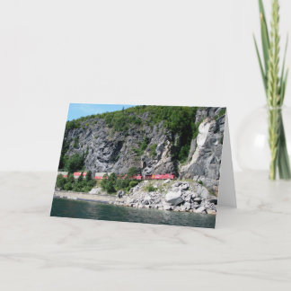 Trains along Lake Superior Card