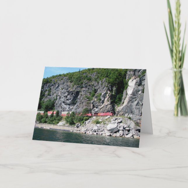 Trains along Lake Superior Card (Front)