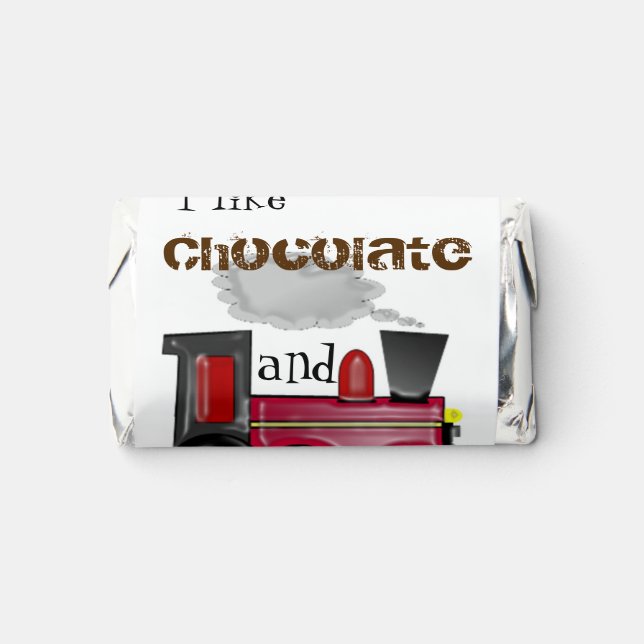 Trains and Chocolate Locomotive Animated Hershey's Miniatures (Front)