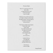 Trains at Night - Poem