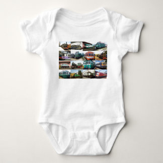 Trains Baby Bodysuit
