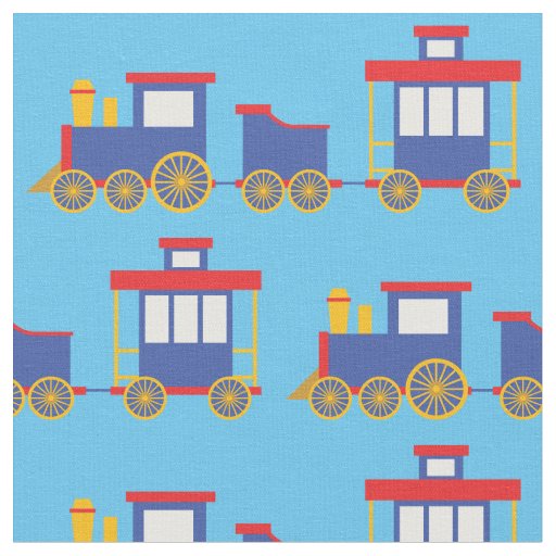 Trains Kids Cute Baby Nursery Fabric
