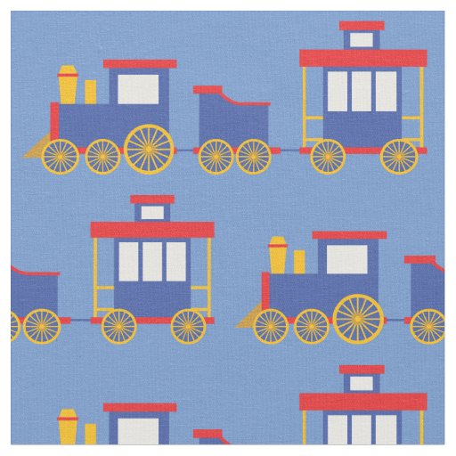 Trains Kids Cute Baby Nursery Fabric