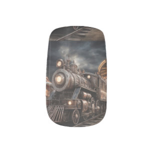 Trains Mix Nail Art