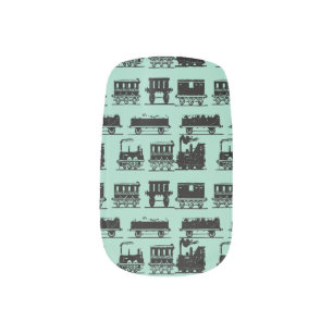 Trains Mix Nail Art